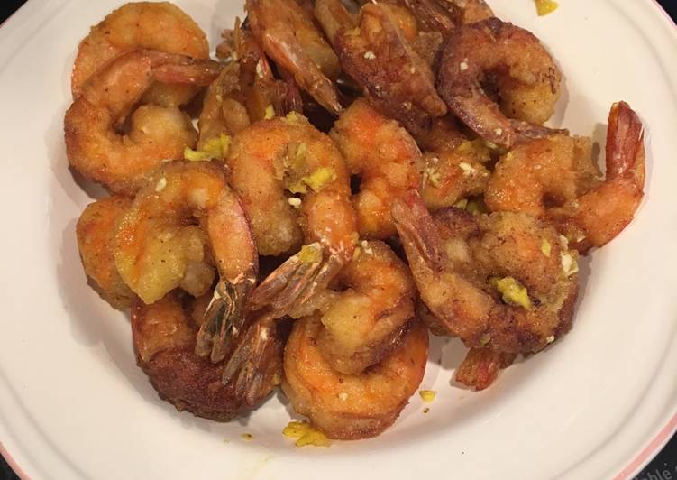 Crispy Salted Egg Shrimps