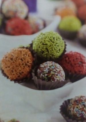 Una foto de Trufas de chocolate