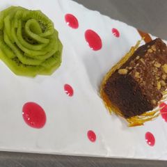 Eggless Chocolate Brownie :) A picture of Eggless Chocolate Brownie :).