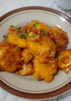 Foto resep Telor Goreng Tepung Saus Asam Manis