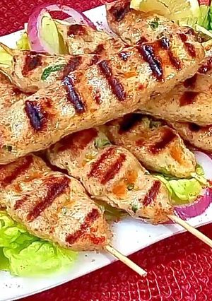 صورة لوصفة كباب الدجاج على الطريقة السورية بينين بزاف