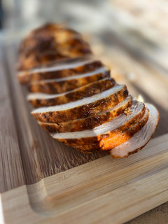 Una foto de Pechuga de pollo asada | fiambre de pollo