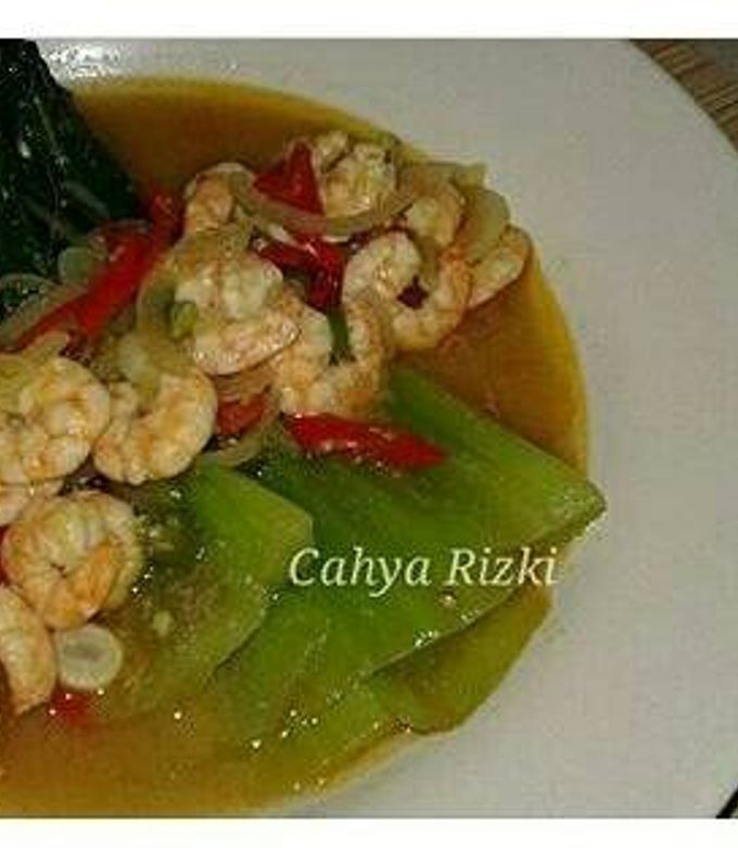 Foto resep Pokcoy siram udang saus tiram
