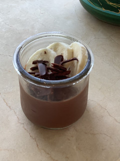 A picture of Oatmeal pudding (cocoa powder) GF EF DF.