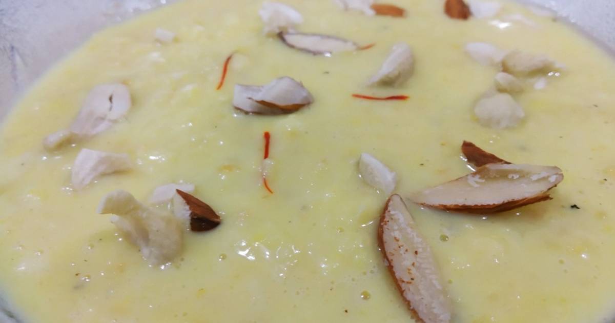 लच्छेदार रबड़ी (Lachedar Rabdi recipe in hindi) रेसिपी बनाने की विधि in ...