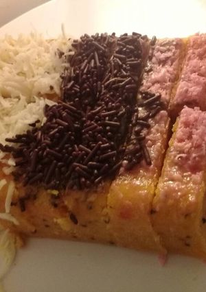 Foto resep Brownis dragon red