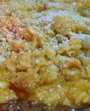 Risotto con pollo y vegetales