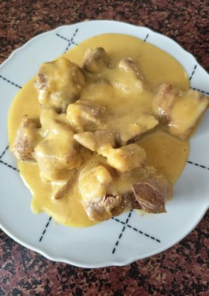 Una foto de Costillejas en Salsa de Naranja