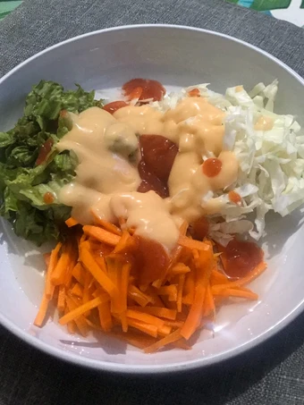 Cara Mudah Membuat Resep  Salad simple dan segar yang Enak, Bikin Ketagihan