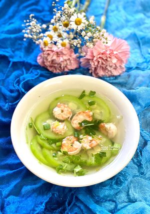 Hình của món Canh Mướp Nấu Tôm Đất.