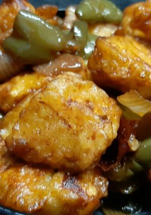 A picture of Chilli paneer.