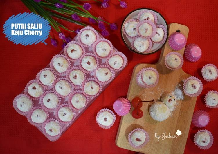 Kiat-kiat membuat PUTRI SALJU Keju Cherry#SelasaBisa#BikinRamadhanBerkesan enak