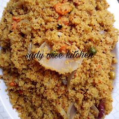 A picture of Fried Couscous.