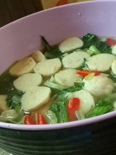 Foto resep Sayur Sawi Bakso