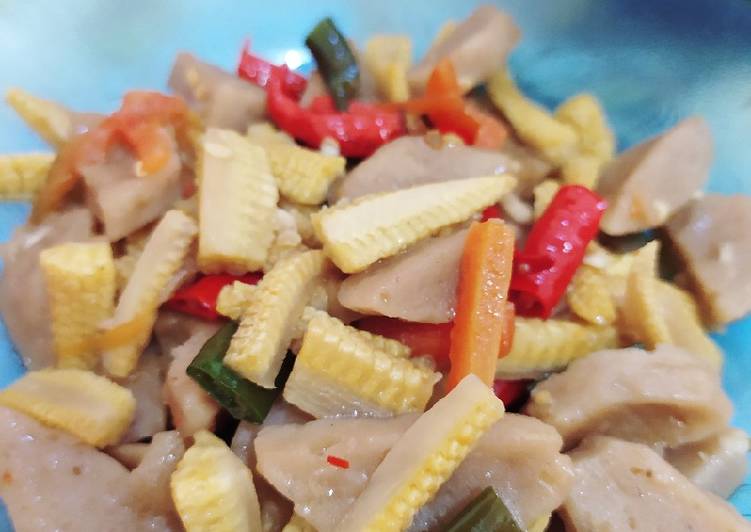 Bahan mengolah Tumis bakso dan baby corn / putren, Sempurna