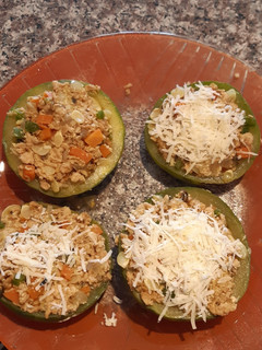Una foto de Zapallitos rellenos vegetarianos