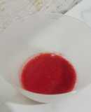Salsa de frambuesa