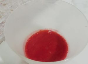 Una foto de Salsa de frambuesa