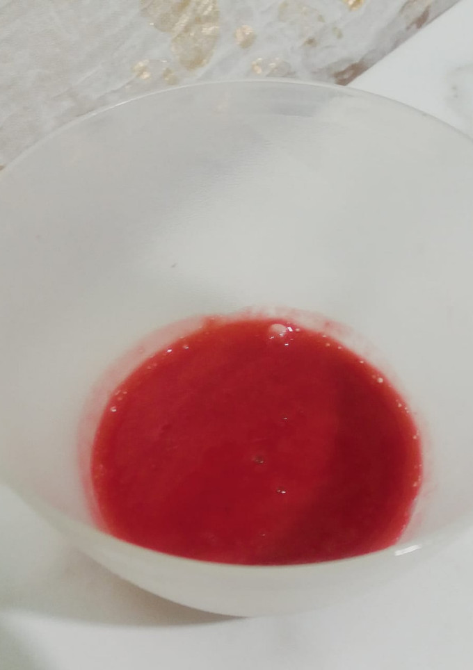 Una foto de Salsa de frambuesa
