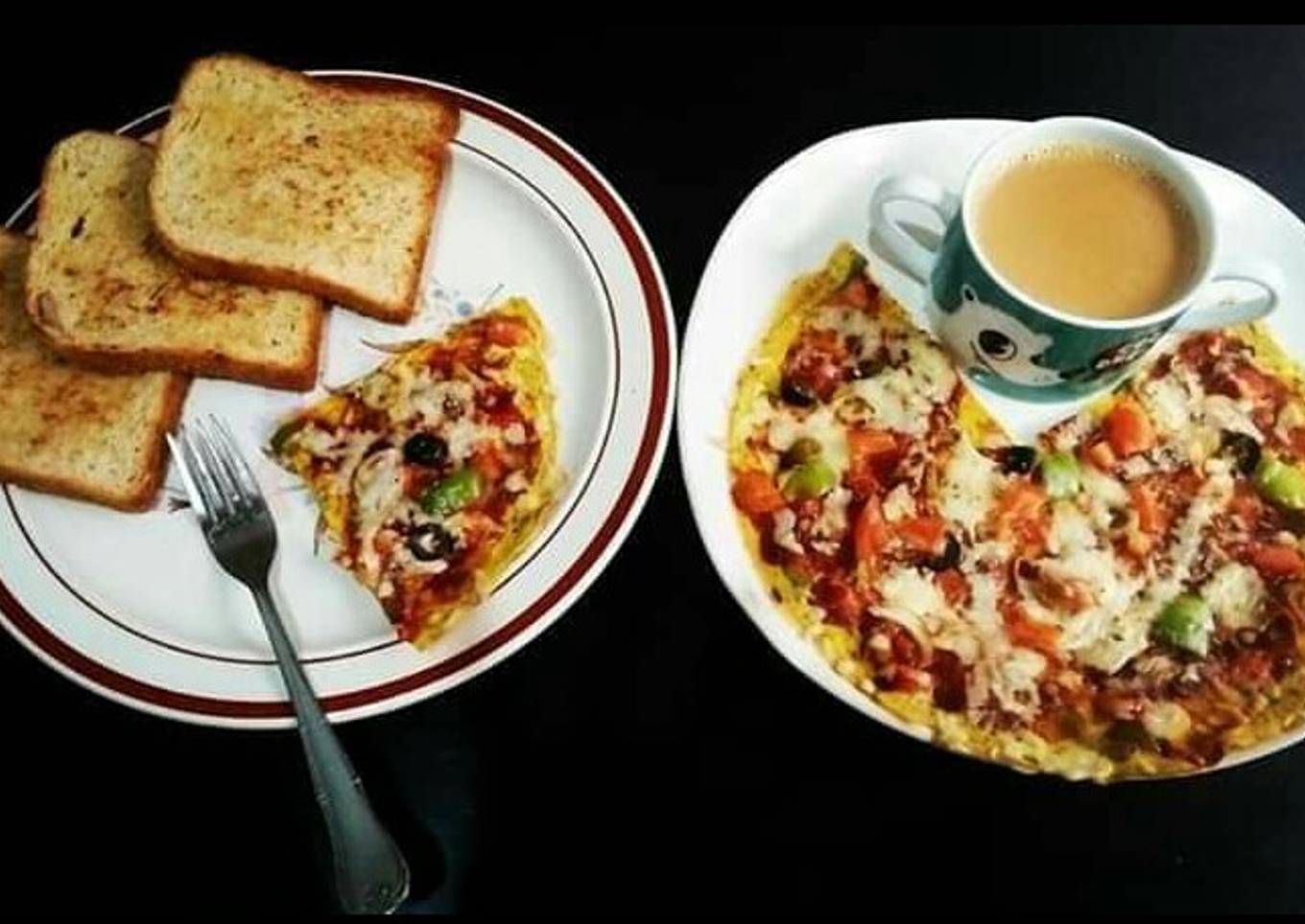 Egg Pizza🍳🍕😍