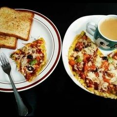 Egg Pizza🍳🍕😍 A picture of Egg Pizza🍳🍕😍.