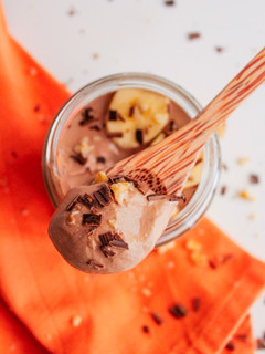 Una foto de Postre de chocolate
