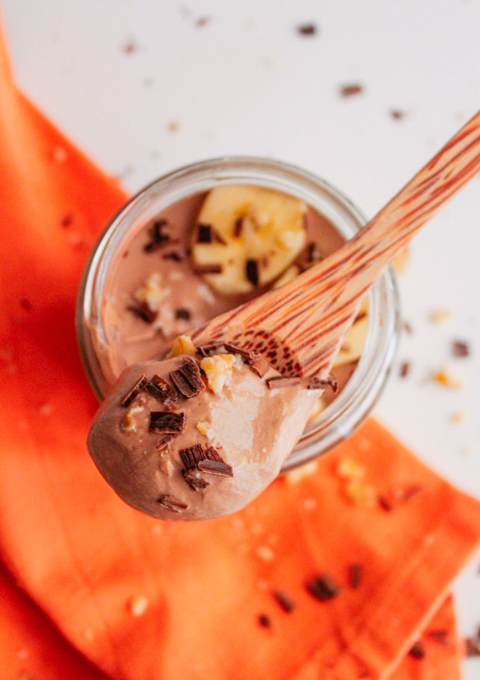 Una foto de Postre de chocolate