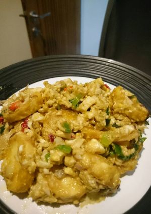 Foto resep Tofu Telur Asin