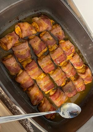 Baconos csirkemell falatkák recept fotója