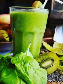 Una foto de Smoothie verde