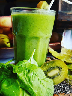 Una foto de Smoothie verde