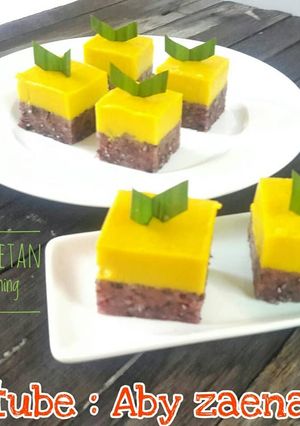 Foto resep Kue Talam Labu Kuning Ketan Hitam