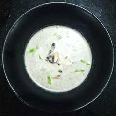 A picture of Sup Krim Jamur/ Mushroom Cream Soup.