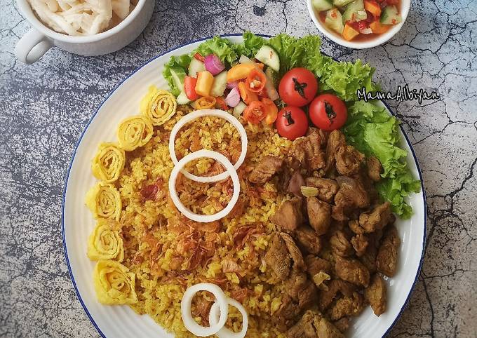 Ternyata begini loh! Cara  memasak 392. Nasi Kebuli Daging Sapi  sedap