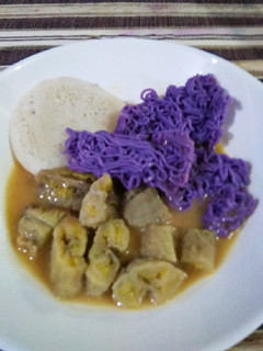 Foto resep Putu Mayang ubi ungu