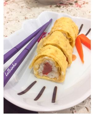 Foto resep Sushi Telor dadar simpel