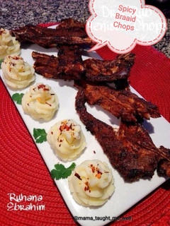 A picture of Spicy Braaid Chops.