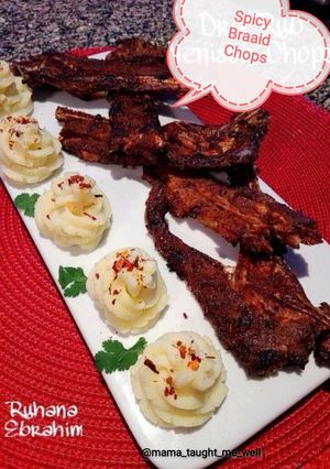 A picture of Spicy Braaid Chops.