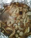 Nấm nướng giấy bạc