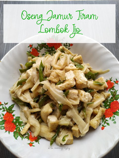 Foto resep Oseng Jamur Tiram Lombok Ijo