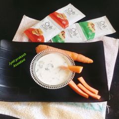 A picture of Homemade Ranch Dressing 🍝🍝😋.