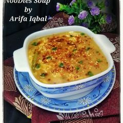 A picture of Noodles Soup My Version.
