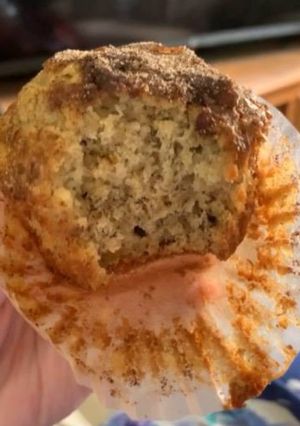 A picture of Sugar free protein banana nut muffins.