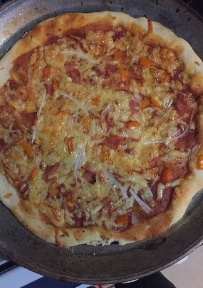 Una foto de Pizza casera