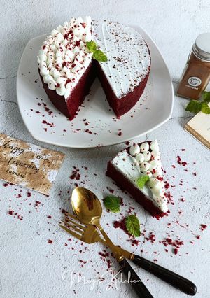 Foto resep Red Velvet 1 Telur