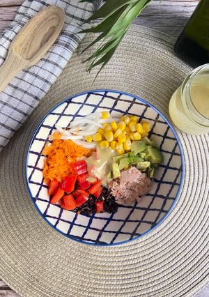 Foto principal de Bowl de arroz crujiente en Airfryer