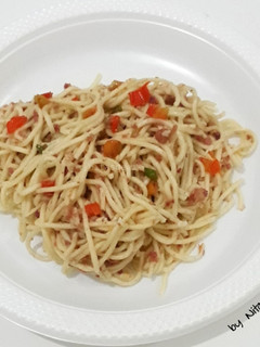 Foto resep Spaghetti Aglio Olio (pakai mie telur urai)