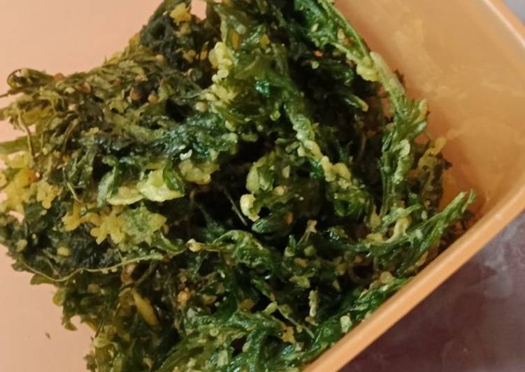 Keripik Daun Kenikir sejuta manfaat
