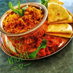 A picture of Chicken Biryani.