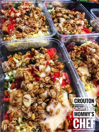 Langkah Mudah untuk Membuat Resep Healthy Caesar salad crouton ala Mommy’s Chef yang Bikin Ngiler Anti Ribet, Uenak Banget